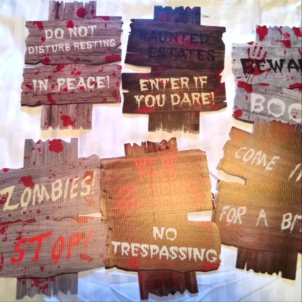 New Holloween sidewalk signs 6